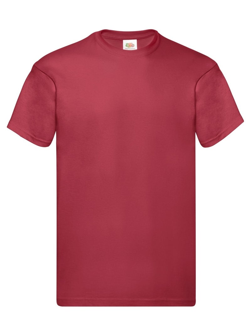 FruÇa of the Loom - T-shirt ORIGINAL Rouge brique - Kiabi