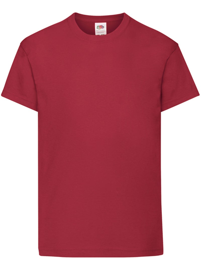 FruÇa of the Loom - T-shirt ORIGINAL Rouge brique - Kiabi