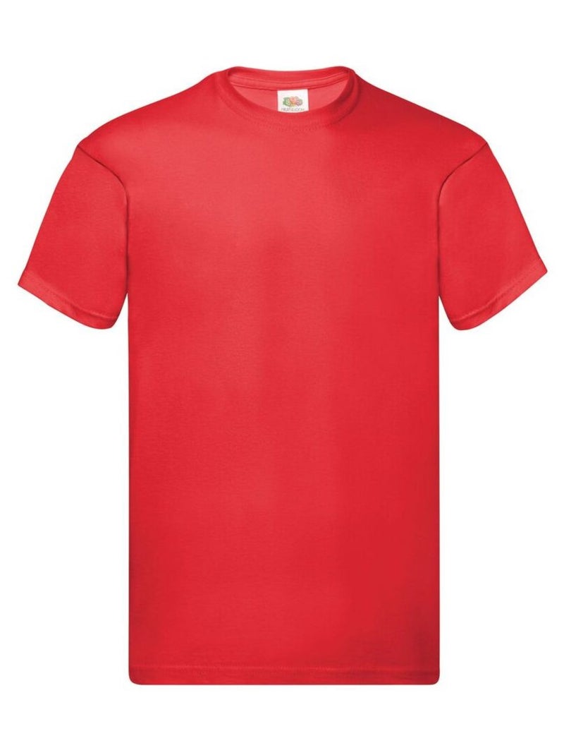 FruÇa of the Loom - T-shirt ORIGINAL Rouge - Kiabi