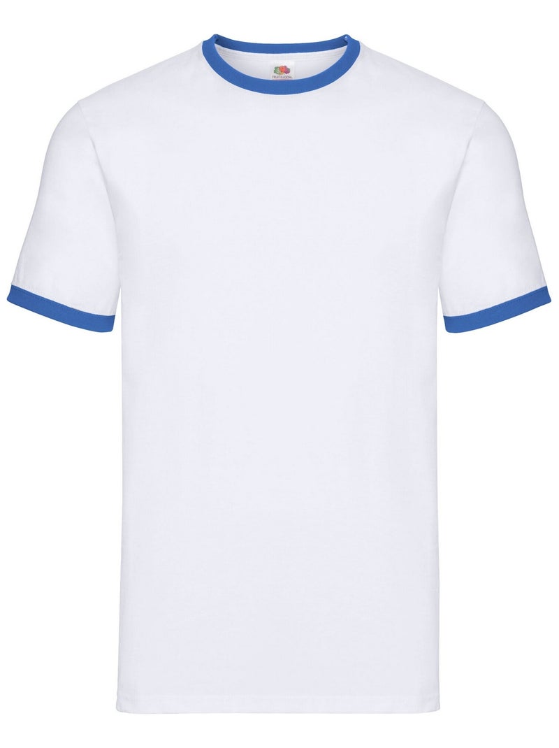 FruÇa of the Loom - T-shirt RINGER Blanc - Kiabi