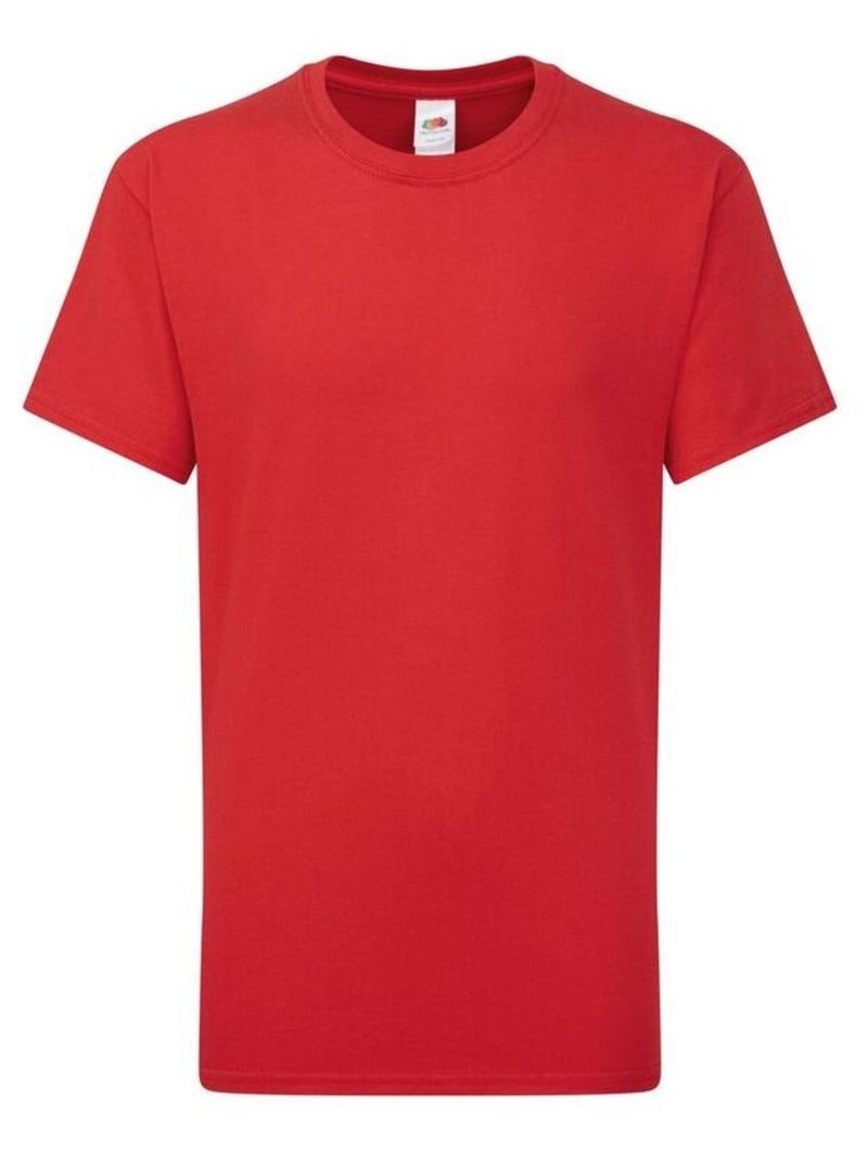 FruÇa of the Loom - T-shirt Rouge - Kiabi