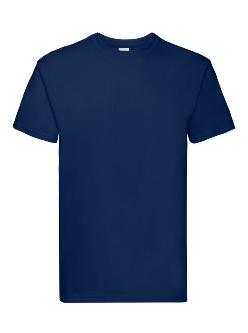 FruÇa of the Loom - T-shirt SLà-HautER PREMIUM Bleu marine - Kiabi