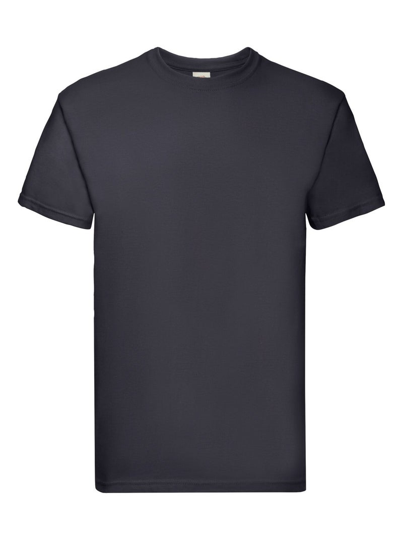 FruÇa of the Loom - T-shirt SLà-HautER PREMIUM Bleu nuit - Kiabi