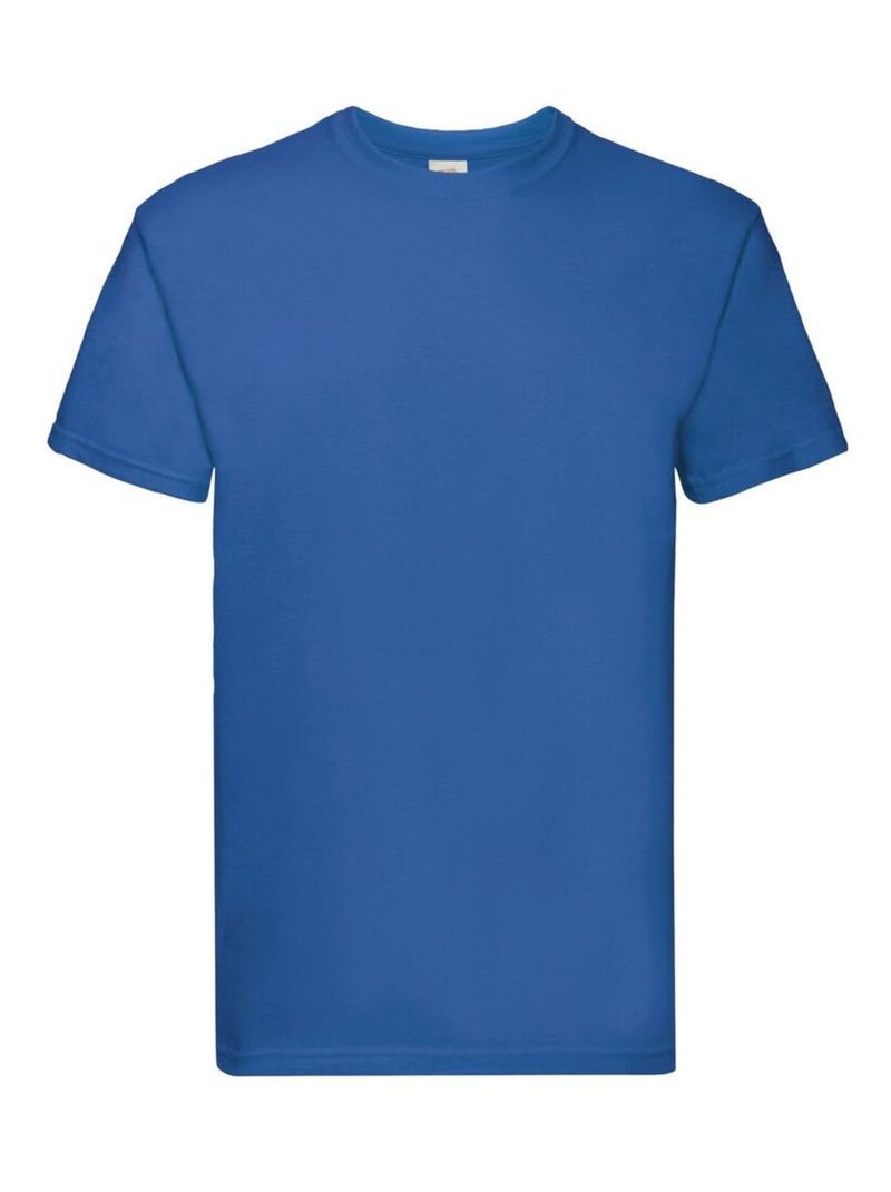 FruÇa of the Loom - T-shirt SLà-HautER PREMIUM Bleu roi - Kiabi