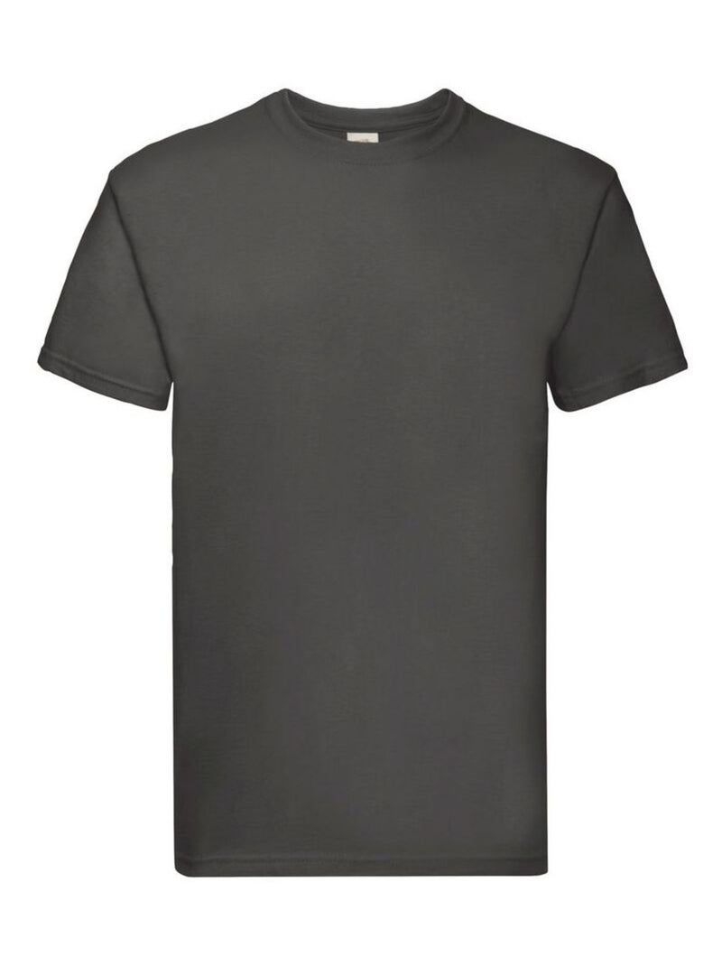 FruÇa of the Loom - T-shirt SLà-HautER PREMIUM Gris foncé - Kiabi
