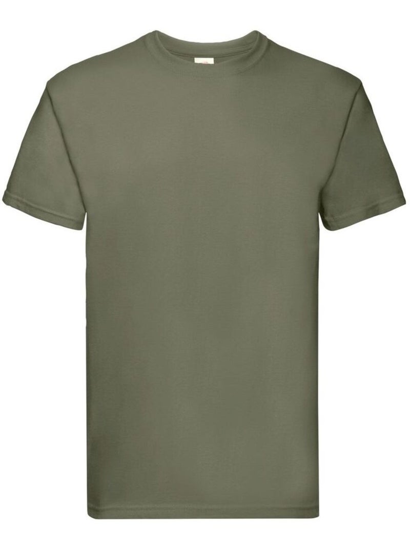 FruÇa of the Loom - T-shirt SLà-HautER PREMIUM Vert olive - Kiabi