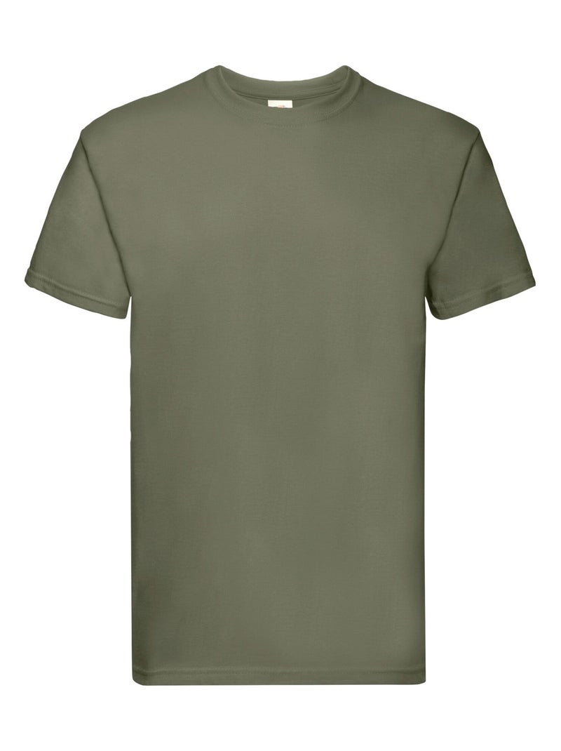 FruÇa of the Loom - T-shirt SLà-HautER PREMIUM Vert olive - Kiabi