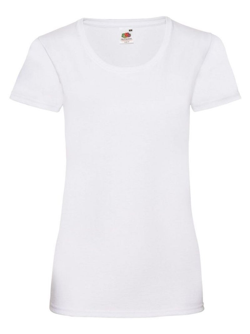 FruÇa of the Loom - T-shirt VALUEWEIGHT Blanc - Kiabi