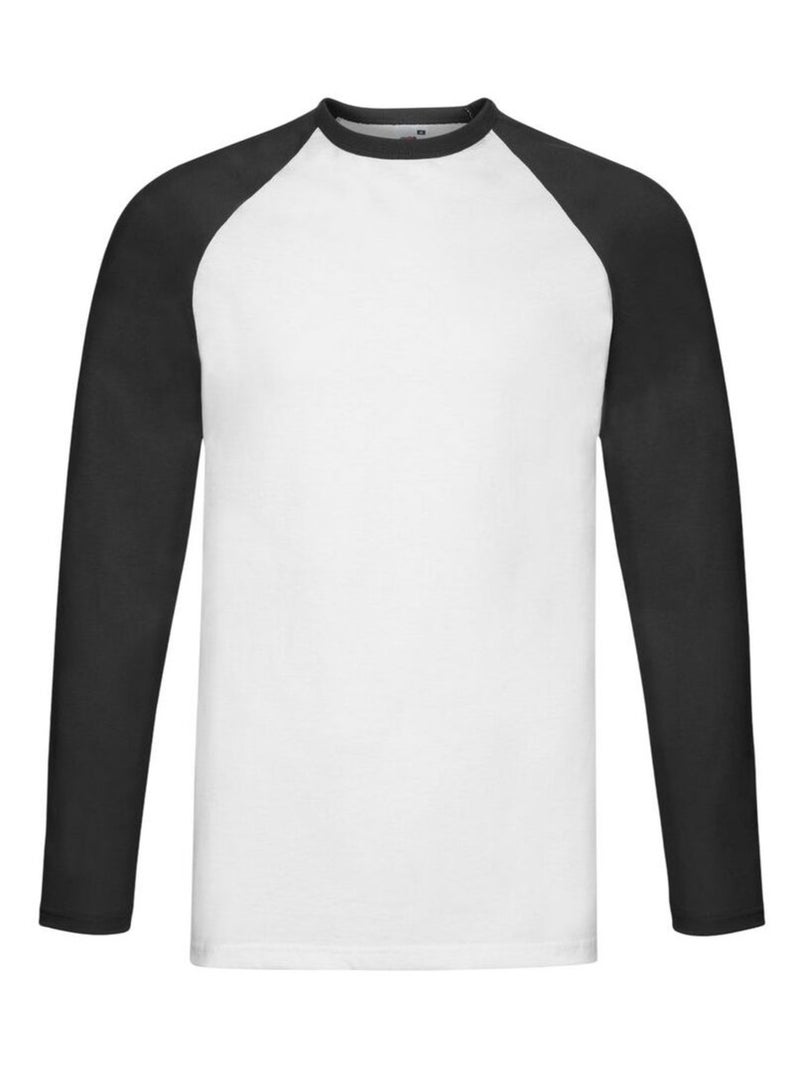 FruÇa of the Loom - T-shirt VALUEWEIGHT Blanc Noir - Kiabi