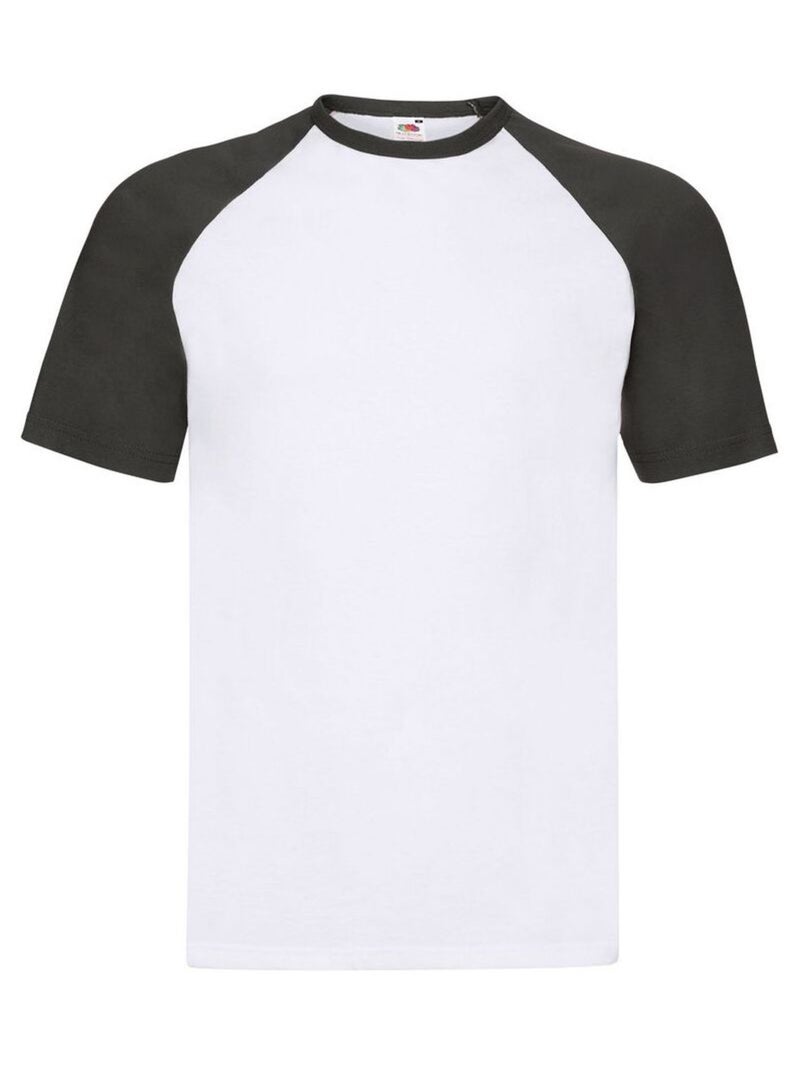 FruÇa of the Loom - T-shirt VALUEWEIGHT Blanc Noir - Kiabi
