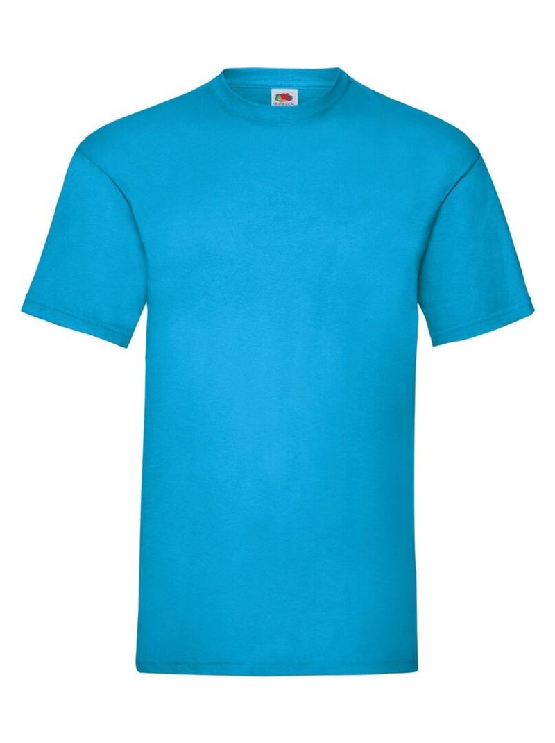 FruÇa of the Loom - T-shirt VALUEWEIGHT Bleu azur - Kiabi