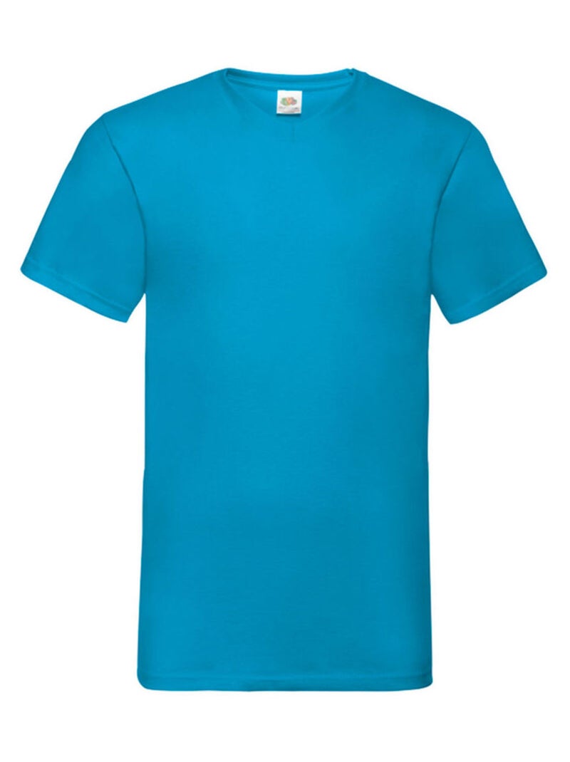 FruÇa of the Loom - T-shirt VALUEWEIGHT Bleu azur - Kiabi
