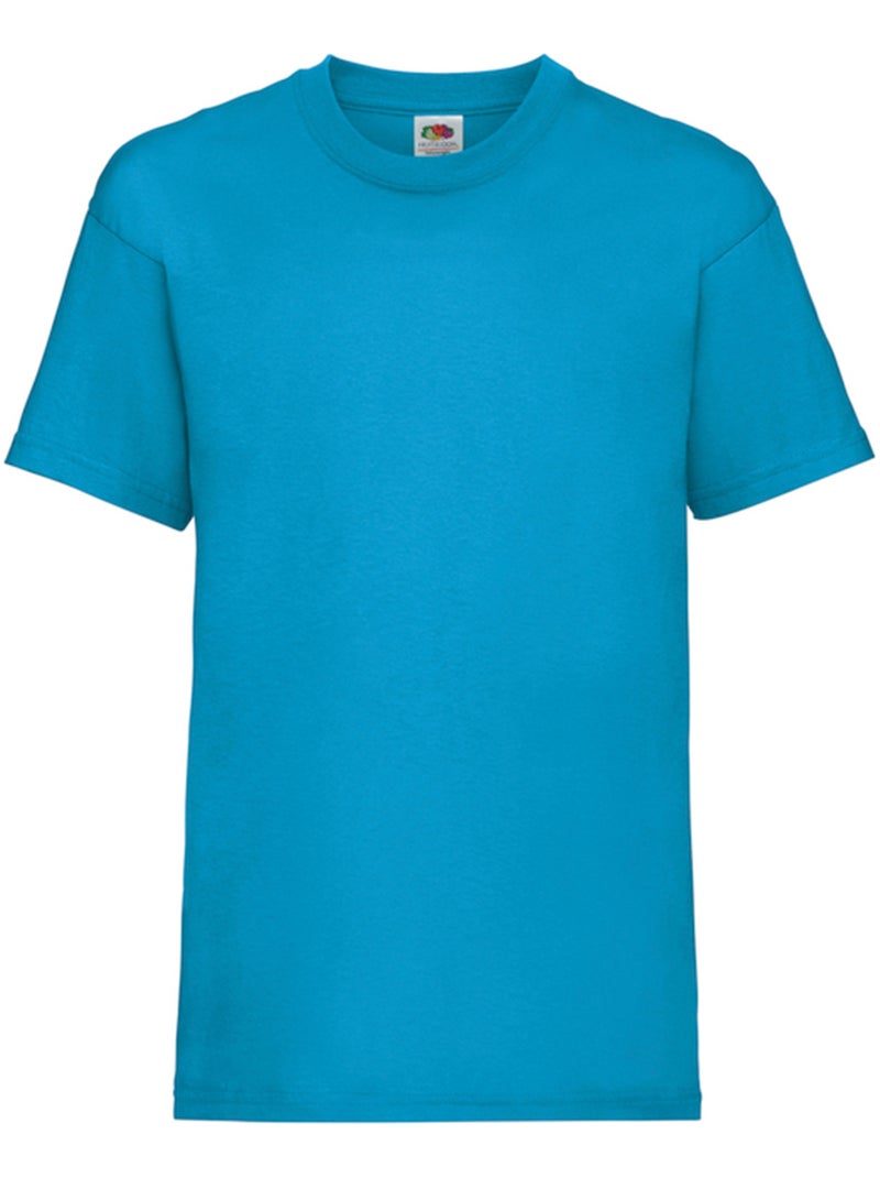 FruÇa of the Loom - T-shirt VALUEWEIGHT Bleu azur - Kiabi