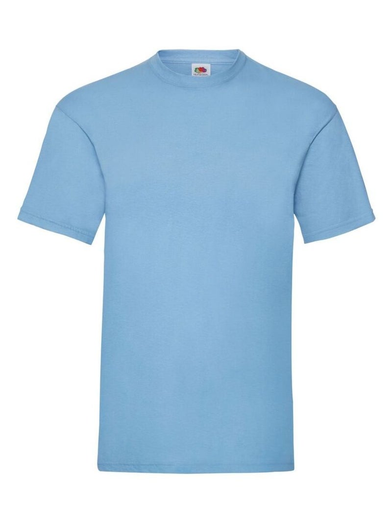 FruÇa of the Loom - T-shirt VALUEWEIGHT Bleu ciel - Kiabi