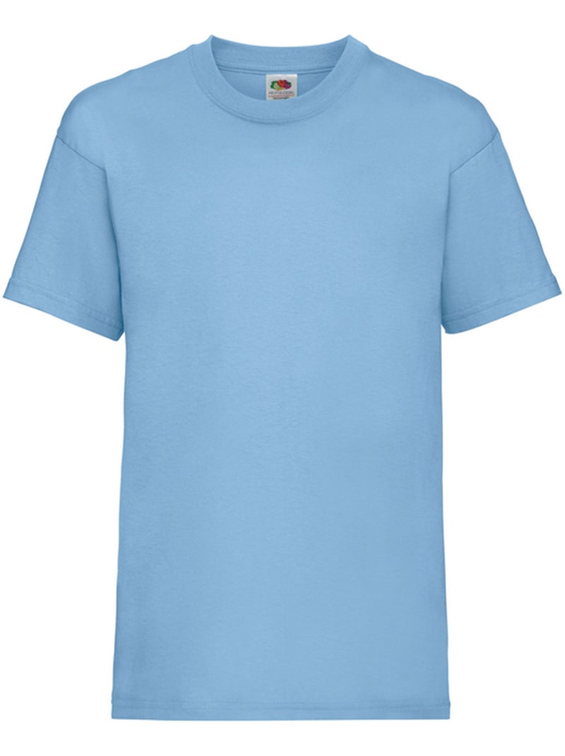 FruÇa of the Loom - T-shirt VALUEWEIGHT Bleu ciel - Kiabi
