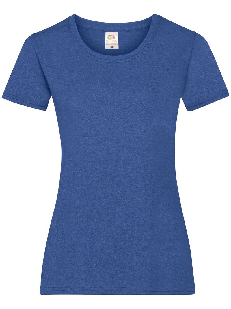 FruÇa of the Loom - T-shirt VALUEWEIGHT Bleu - Kiabi