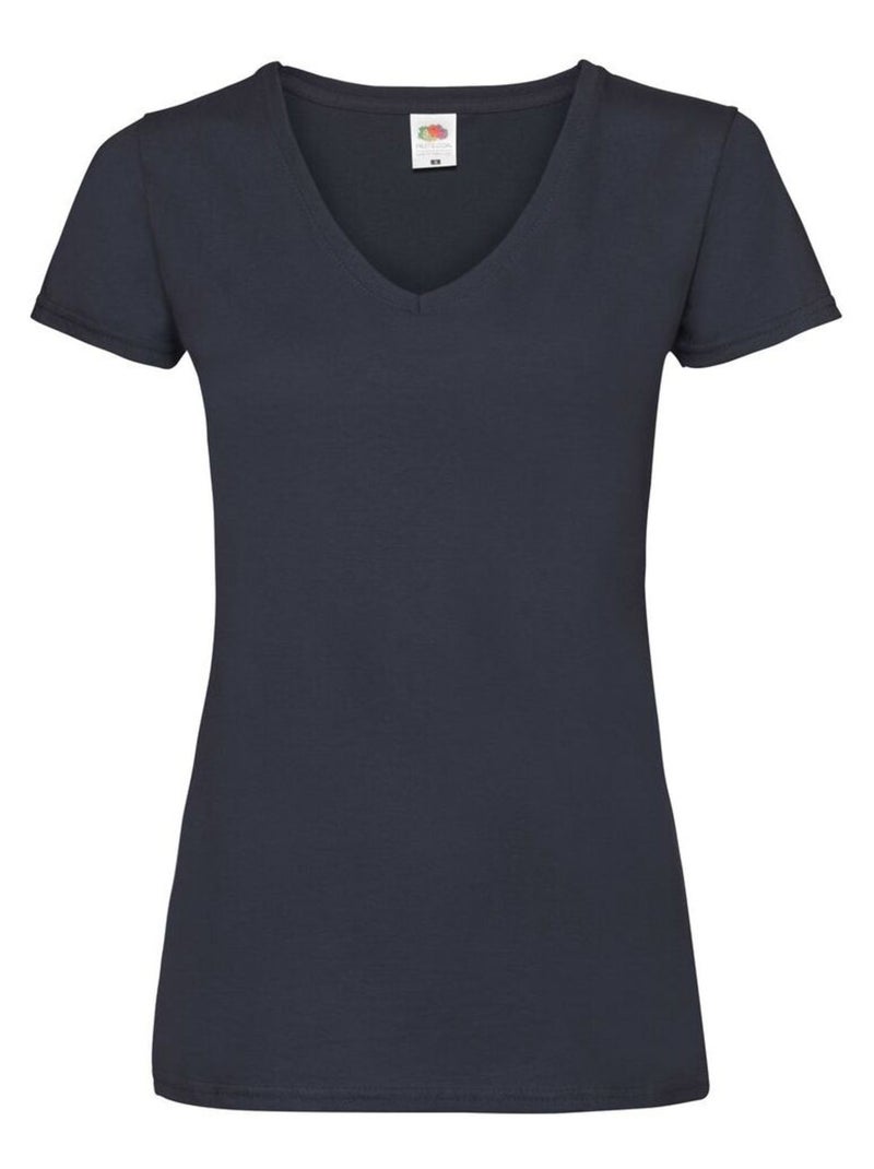FruÇa of the Loom - T-shirt VALUEWEIGHT Bleu nuit - Kiabi