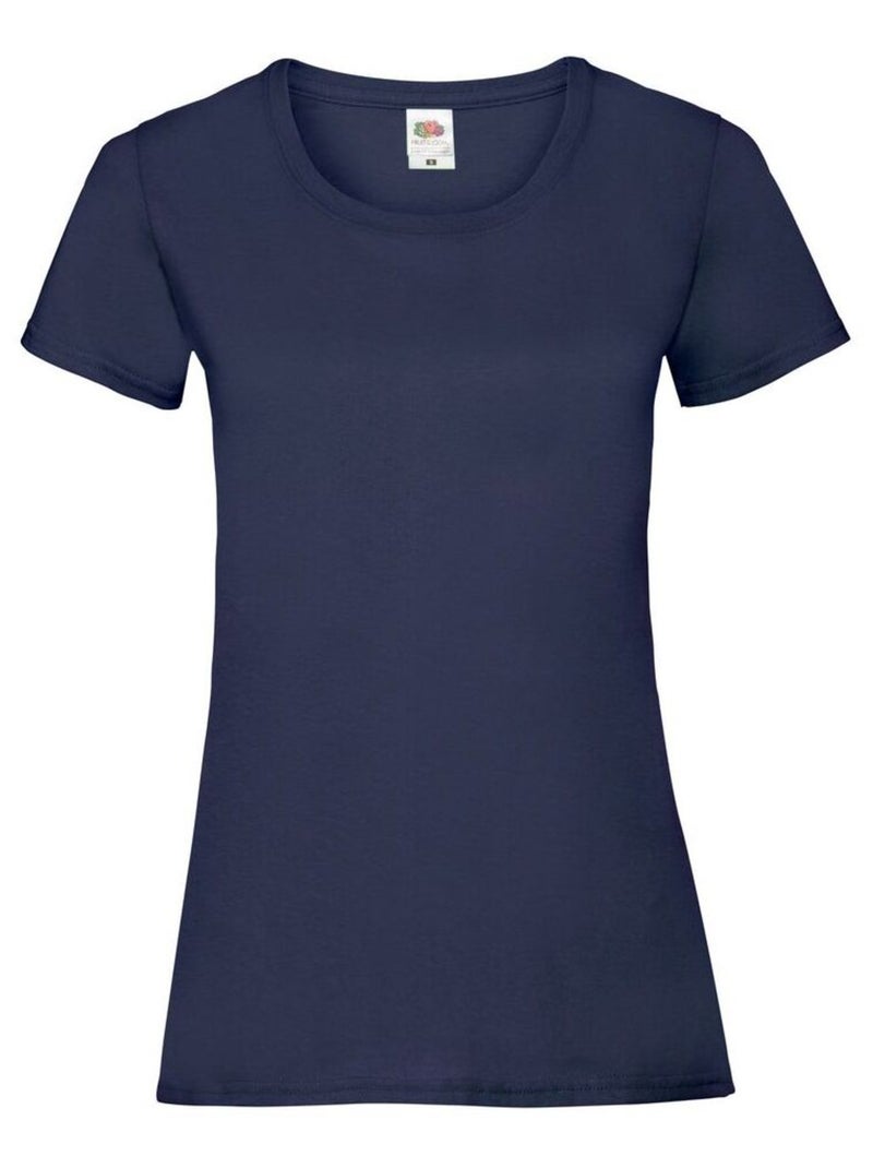 FruÇa of the Loom - T-shirt VALUEWEIGHT Bleu nuit - Kiabi