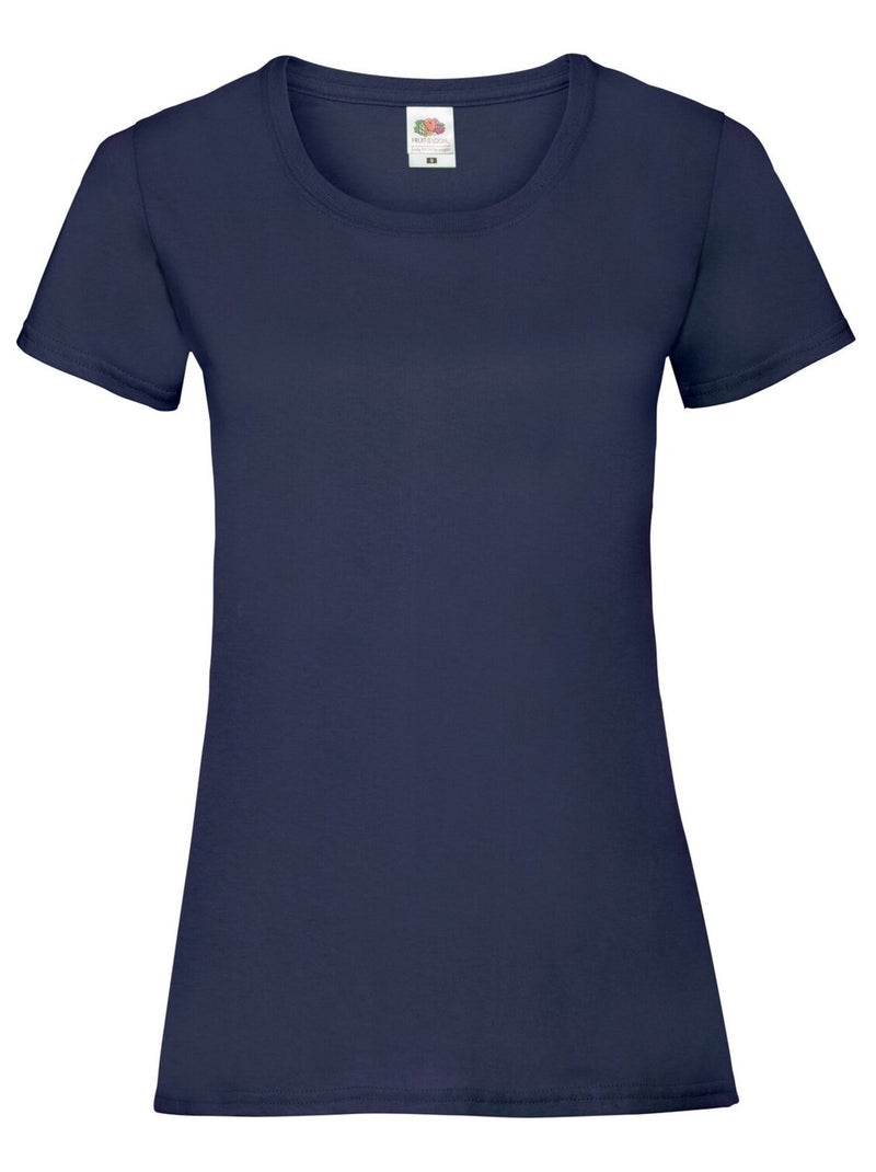 FruÇa of the Loom - T-shirt VALUEWEIGHT Bleu nuit - Kiabi