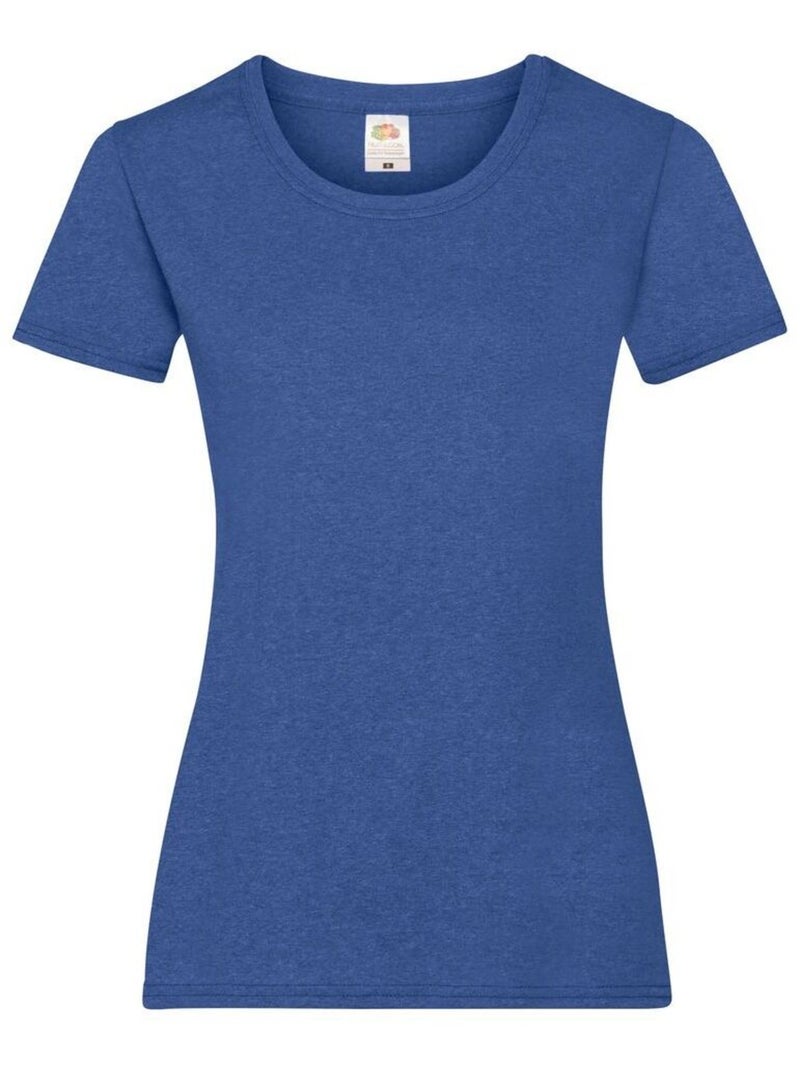 FruÇa of the Loom - T-shirt VALUEWEIGHT Bleu roi - Kiabi