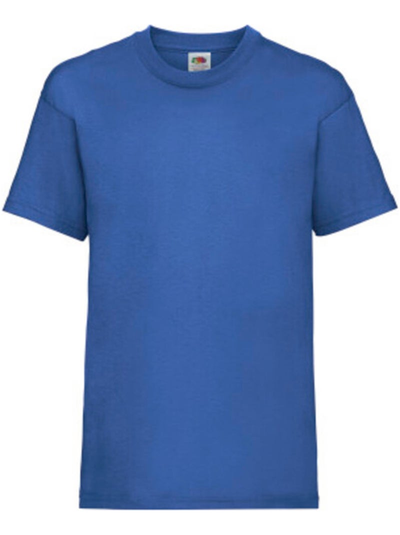 FruÇa of the Loom - T-shirt VALUEWEIGHT Bleu roi - Kiabi
