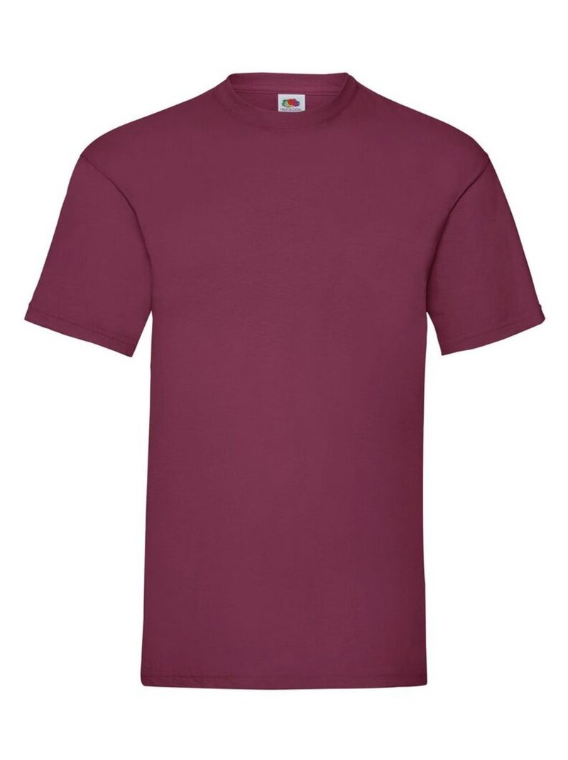FruÇa of the Loom - T-shirt VALUEWEIGHT Bordeaux - Kiabi
