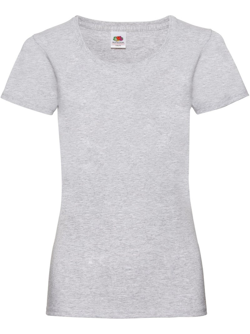 FruÇa of the Loom - T-shirt VALUEWEIGHT Gris chiné - Kiabi