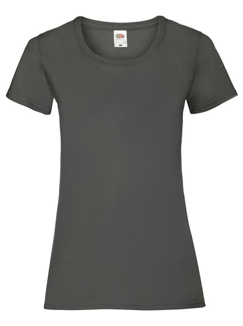 FruÇa of the Loom - T-shirt VALUEWEIGHT Gris foncé - Kiabi