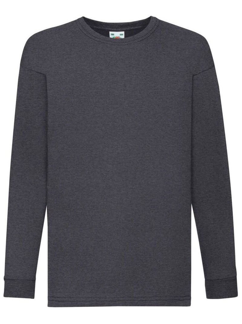 FruÇa of the Loom - T-shirt VALUEWEIGHT Gris foncé - Kiabi