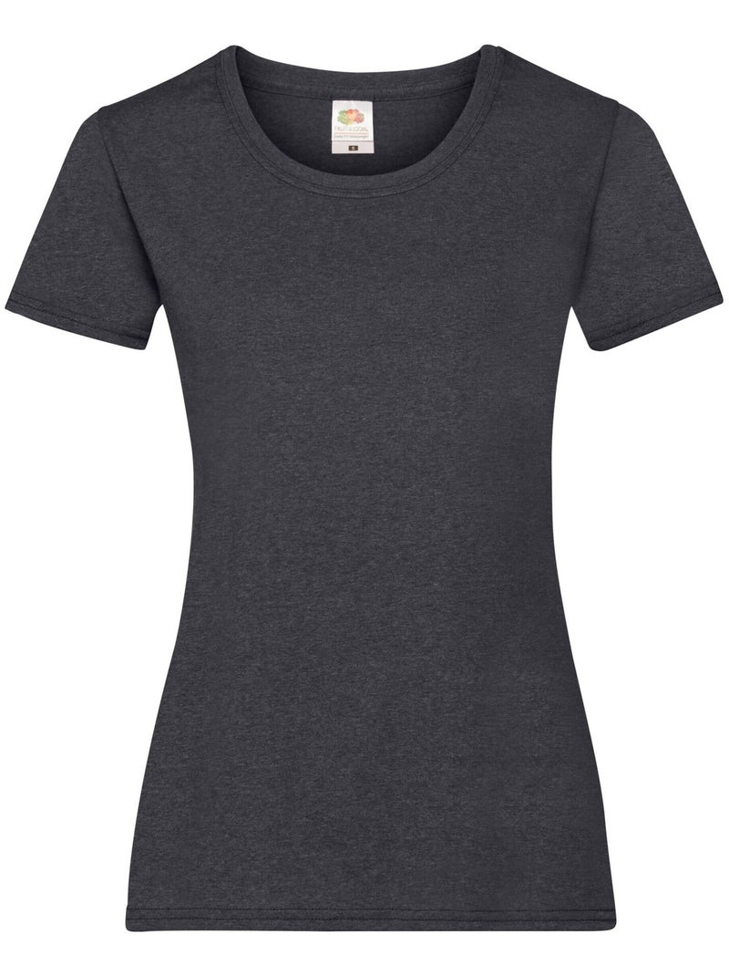 FruÇa of the Loom - T-shirt VALUEWEIGHT Gris foncé - Kiabi