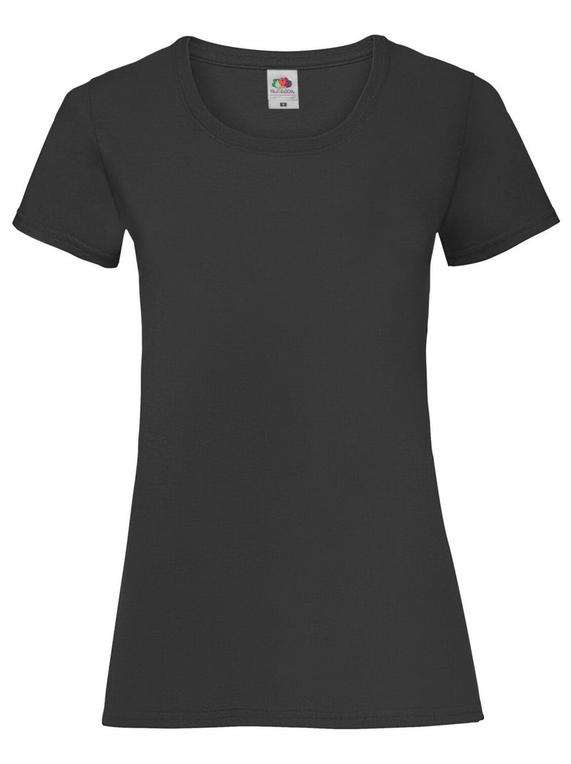 FruÇa of the Loom - T-shirt VALUEWEIGHT Noir - Kiabi