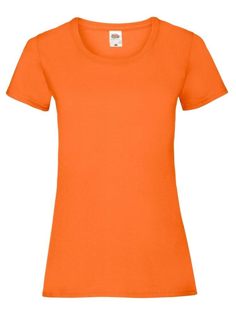 FruÇa of the Loom - T-shirt VALUEWEIGHT Orange - Kiabi