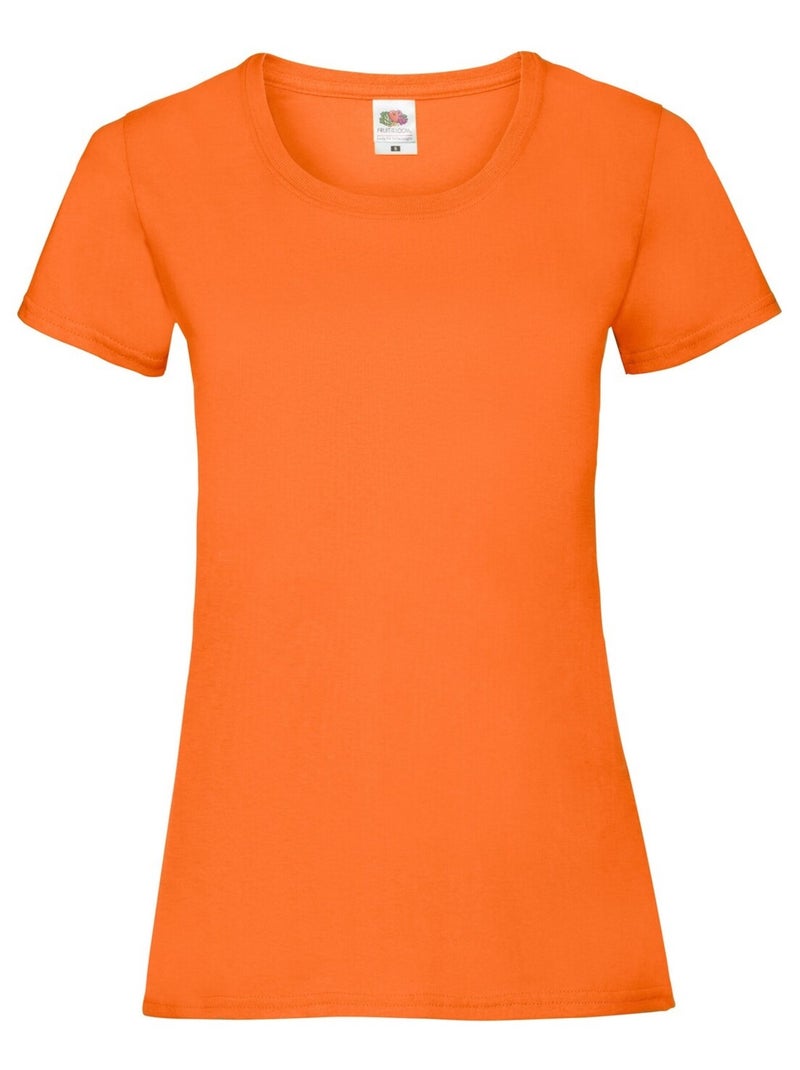 FruÇa of the Loom - T-shirt VALUEWEIGHT Orange - Kiabi