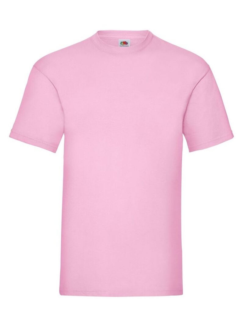 FruÇa of the Loom - T-shirt VALUEWEIGHT Rose clair - Kiabi