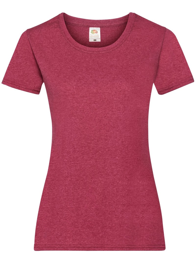 FruÇa of the Loom - T-shirt VALUEWEIGHT Rouge - Kiabi