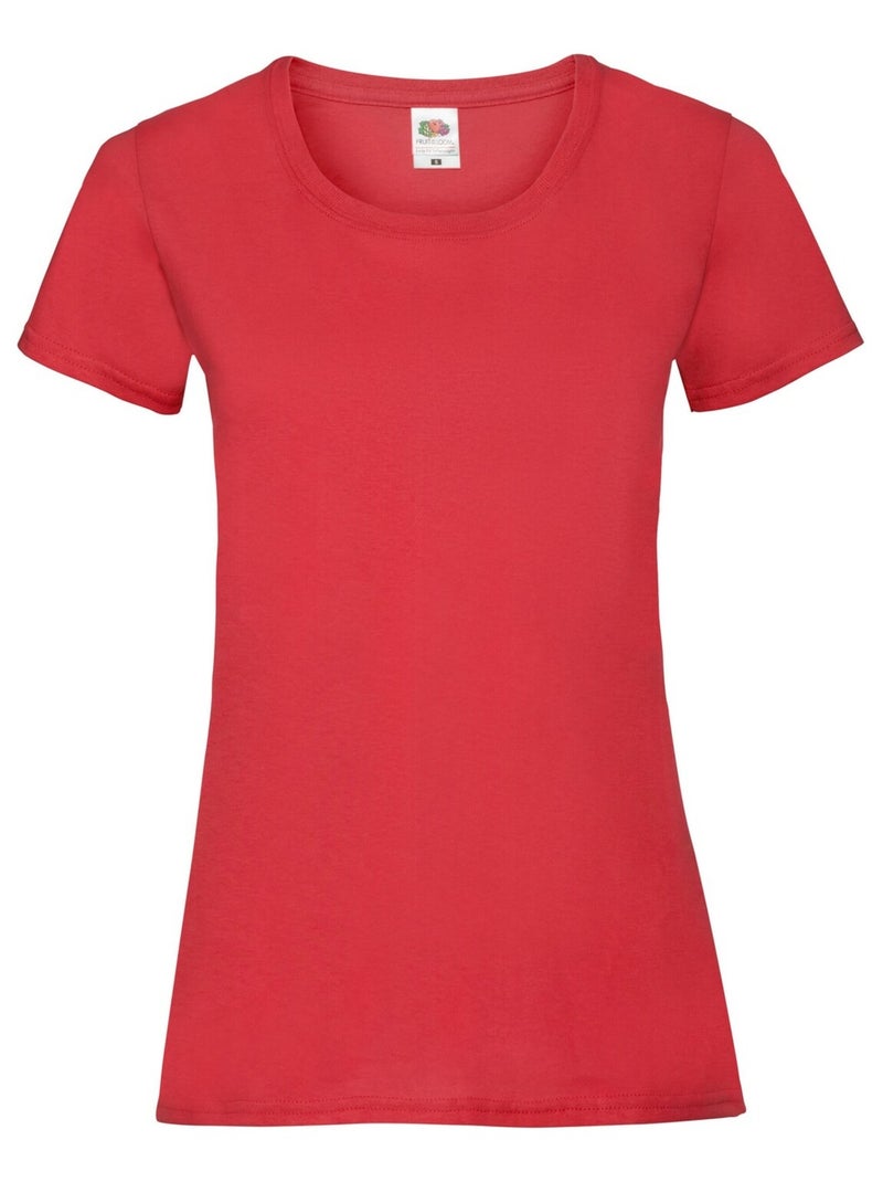 FruÇa of the Loom - T-shirt VALUEWEIGHT Rouge - Kiabi