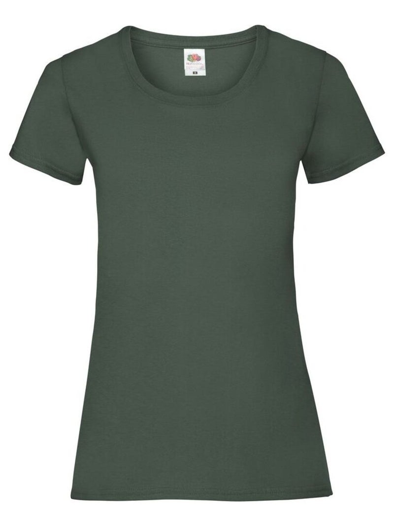 FruÇa of the Loom - T-shirt VALUEWEIGHT Vert bouteille - Kiabi