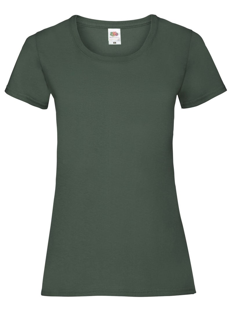 FruÇa of the Loom - T-shirt VALUEWEIGHT Vert bouteille - Kiabi