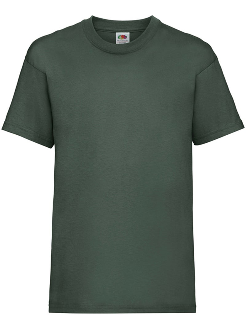 FruÇa of the Loom - T-shirt VALUEWEIGHT Vert bouteille - Kiabi