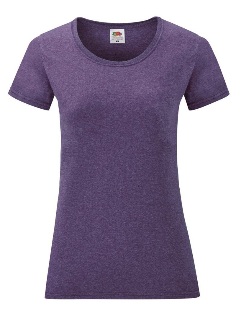 FruÇa of the Loom - T-shirt VALUEWEIGHT Violet foncé - Kiabi