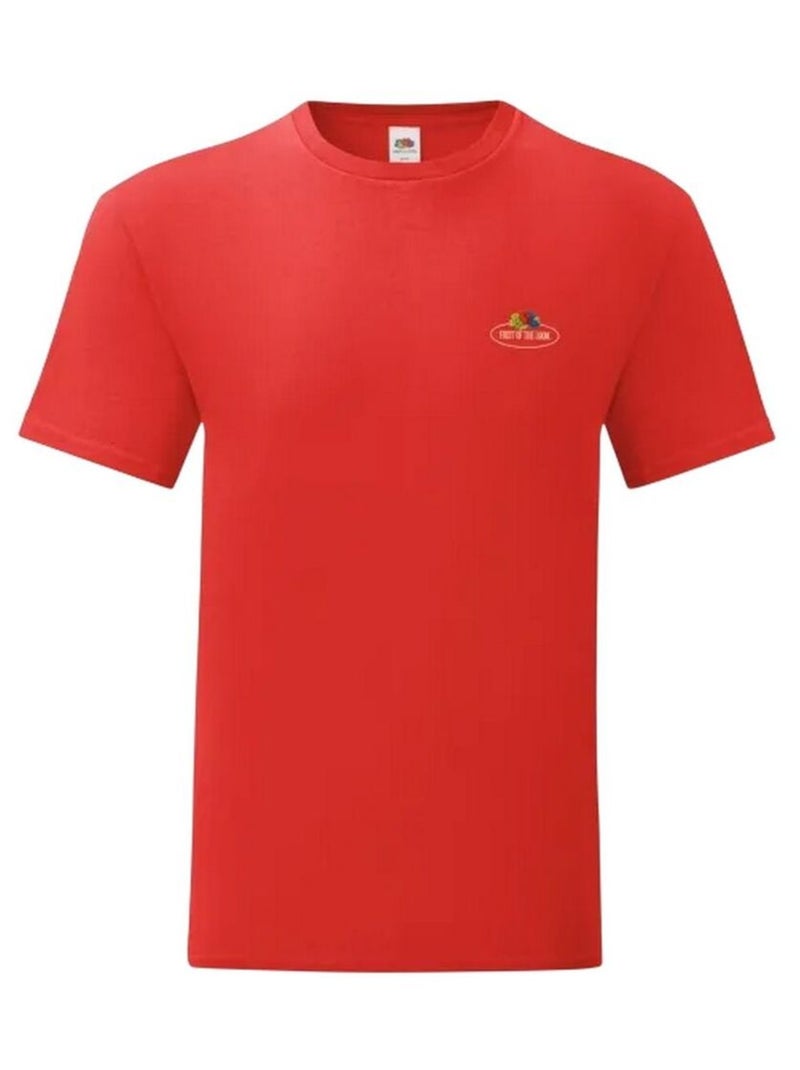 FruÇa of the Loom - T-shirt VINTAGE Rouge - Kiabi