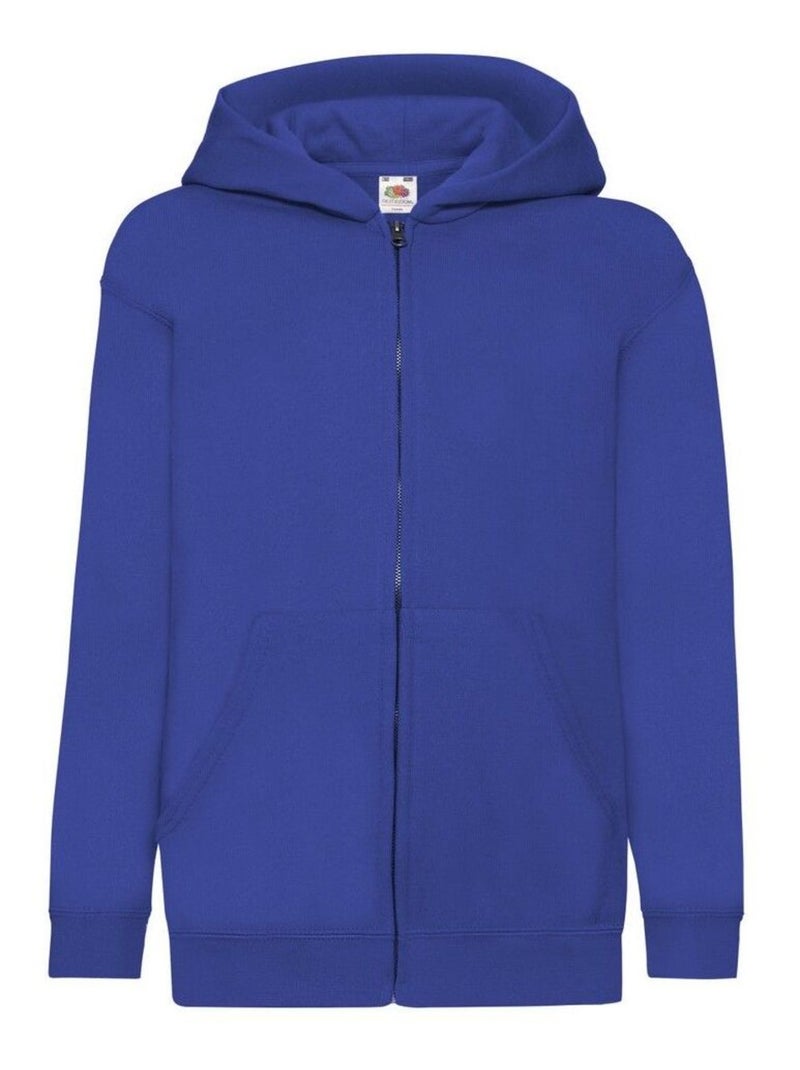 FruÇa of the Loom - Veste à capuche CLASSIC Bleu roi - Kiabi