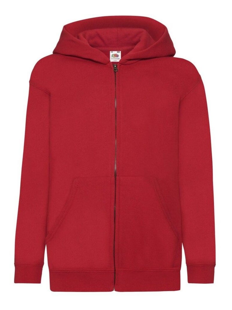 FruÇa of the Loom - Veste à capuche CLASSIC Rouge - Kiabi