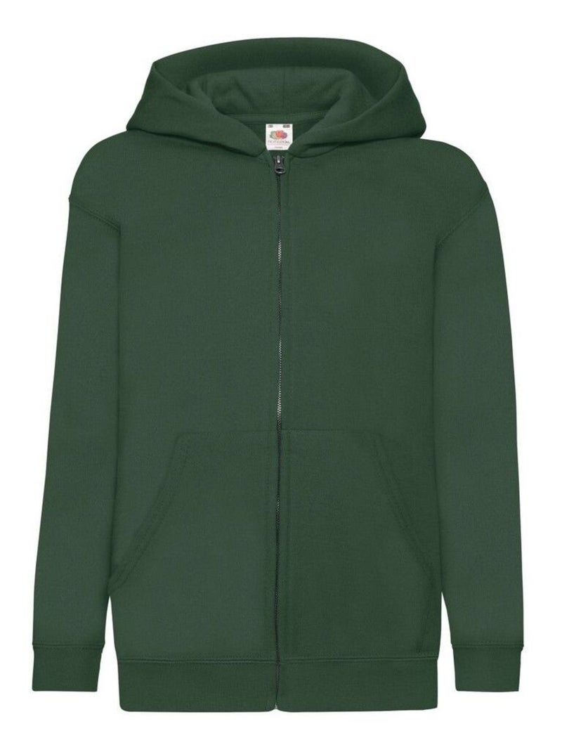 FruÇa of the Loom - Veste à capuche CLASSIC Vert bouteille - Kiabi