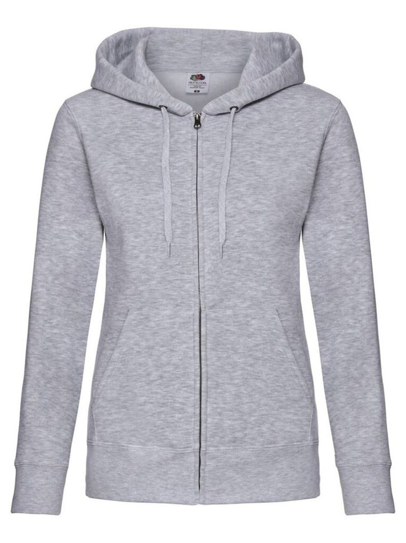 FruÇa of the Loom - Veste de survêtement PREMIUM Gris chiné - Kiabi