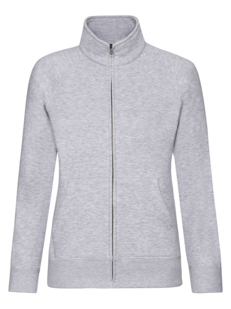 FruÇa of the Loom - Veste de survêtement PREMIUM Gris chiné - Kiabi