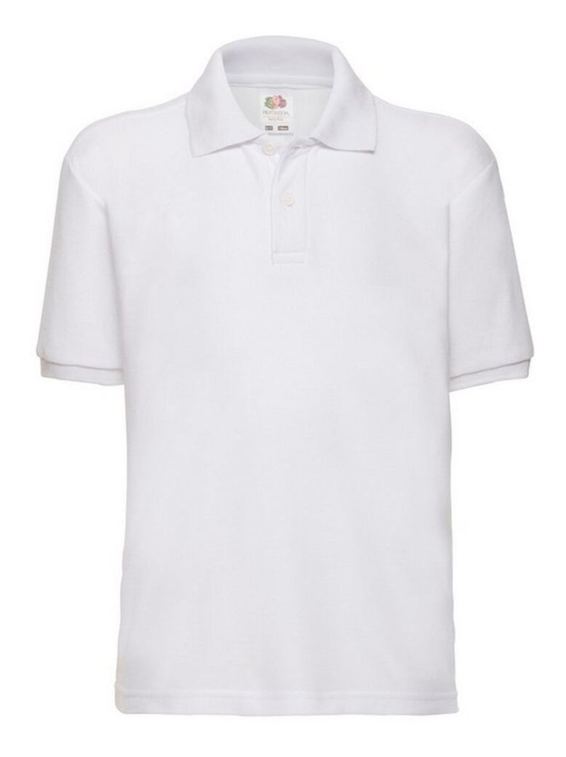 Fruit of the Loom - Polo 65/35 Blanc - Kiabi