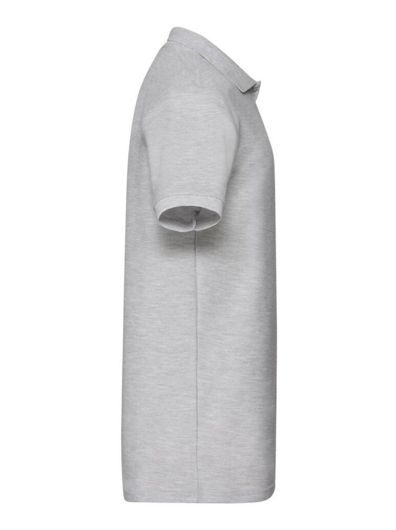 Fruit of the Loom - Polo 65/35 Gris chiné - Kiabi
