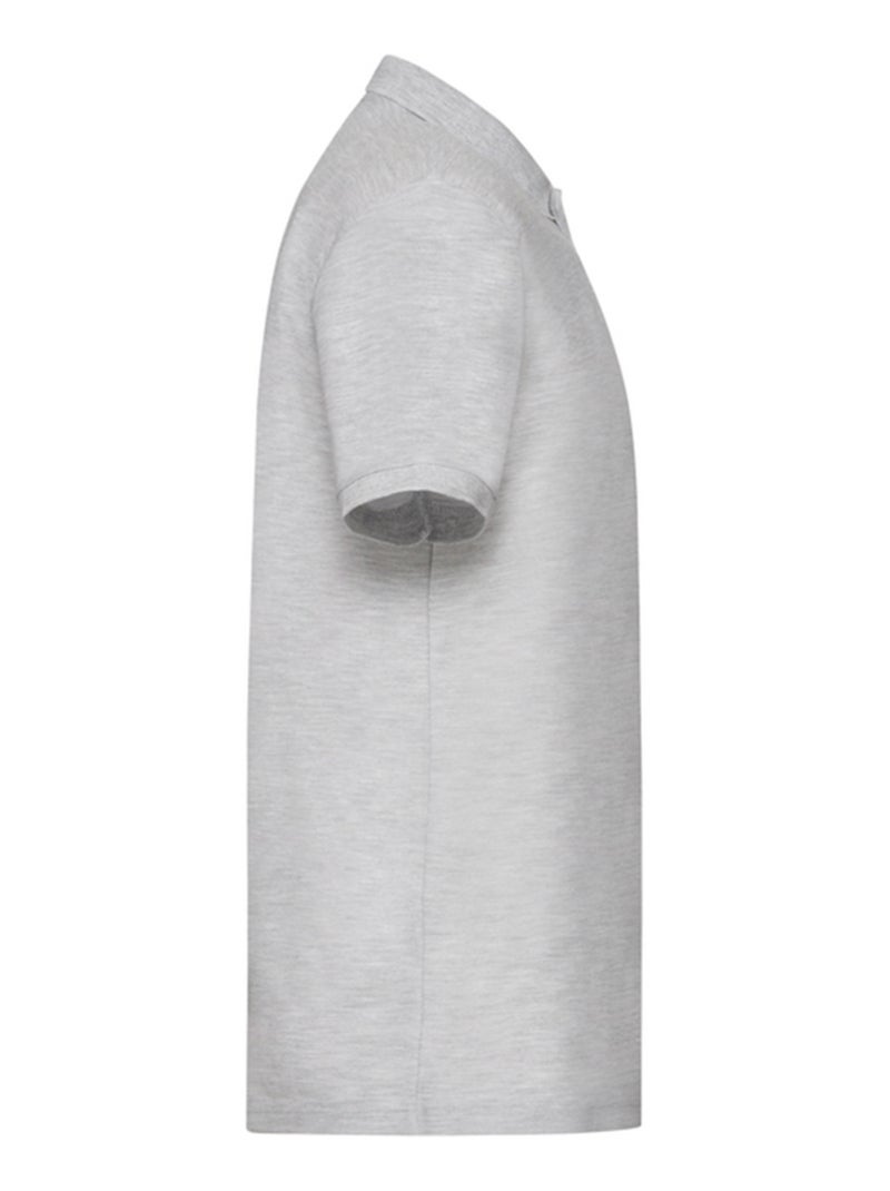 Fruit of the Loom - Polo 65/35 Gris chiné - Kiabi