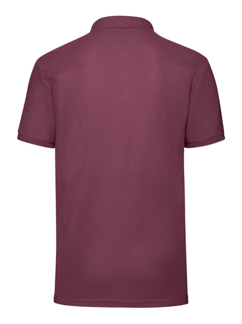 Fruit of the Loom - Polo 65/35 Rouge bordeaux - Kiabi